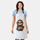 Clown Luiaard Halloween Oversized T-Shirt Schort (Gedragen)