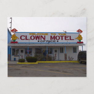 Clown Motel Briefkaart