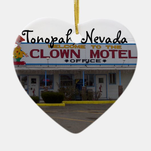 Clown Motel Keramisch Ornament (Voorkant)