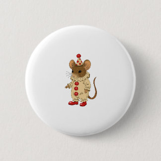 Clown mouse ronde button 5,7 cm