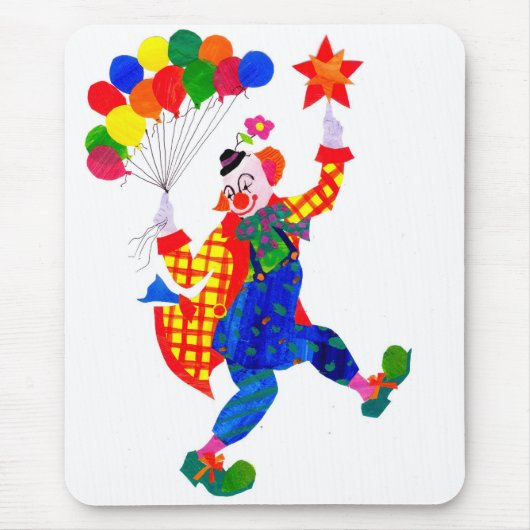 Clown mousepad muismat (Voorkant)