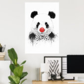 Clown Panda Poster (Thuiskantoor)