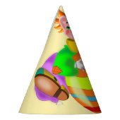 Clown Paper Party Pet Feesthoedjes (Links)