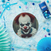 clown papieren bordje (Feest)