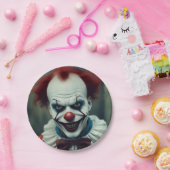 clown papieren bordje (Feest)