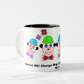 Clown, pas me aan! Kleur Mok wijzigen, Sty... (Voorkant links)