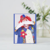Clown Peekaboo Briefkaart (Staand voorkant)