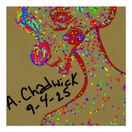 Clown Reindeer Poster (Devant)