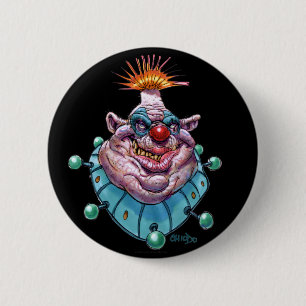 Clown Ronde Button 5,7 Cm