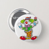 clown ronde button 5,7 cm (Voorkant /achterkant)