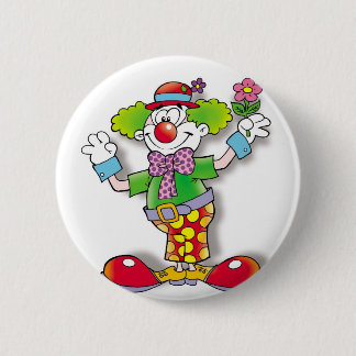 clown ronde button 5,7 cm