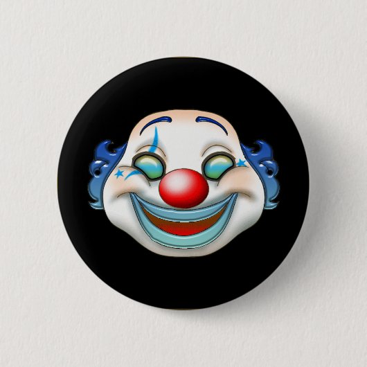 clown ronde button 5,7 cm (Voorkant)