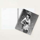 Clown Saxophoniste Gris Monochrome  (Devant avec enveloppe)
