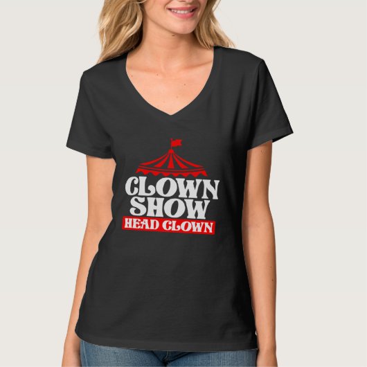 Clown Show Head Clown T-shirt (Voorkant)