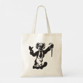 Clown Silhouette Canvas tas (Achterkant)