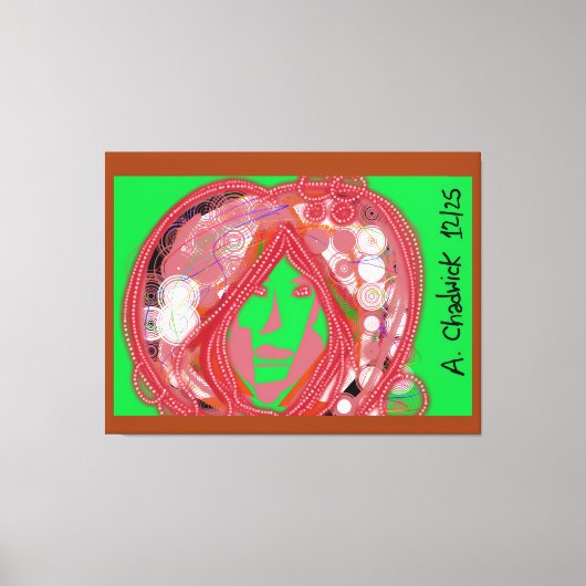 Clown Steampunk  Canvas Afdruk (Voorkant)