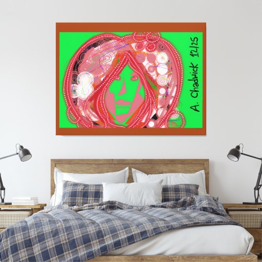 Clown Steampunk Canvas Afdruk (Insitu (Slaapkamer))