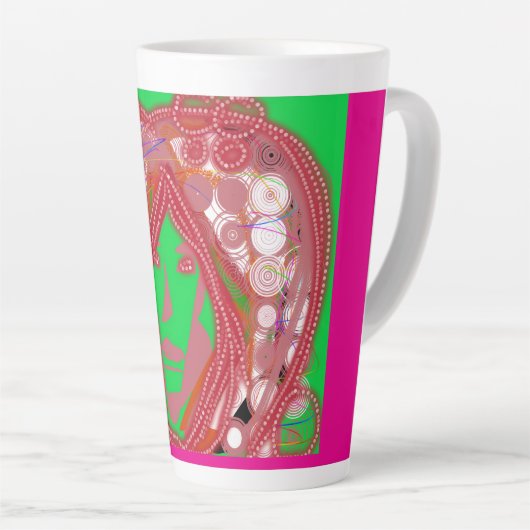 Clown Steampunk Large Mug (Angle droit)