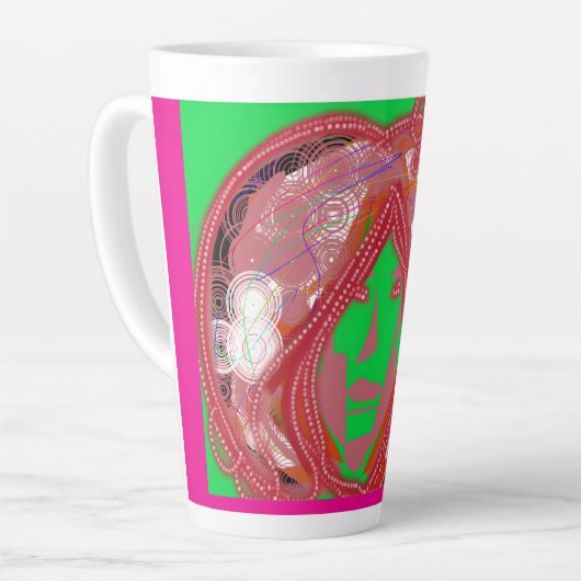 Clown Steampunk Large Mug (Angle gauche)