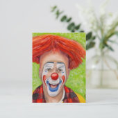 Clown Steven Daniel Copeland Briefkaart (Staand voorkant)