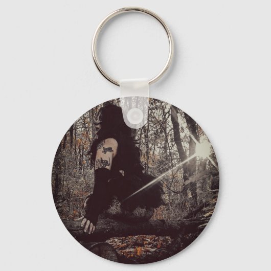 Clown sticker sleutelhanger (Voorkant)