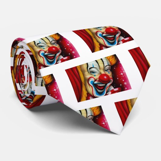 Clown stropdas (Opgerold)