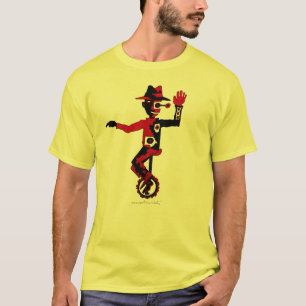 Clown sur le T-shirt de l'industrie graphique