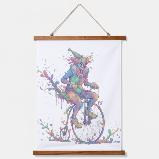 Clown Tapestry Hangend Wandkleed (Voorkant)