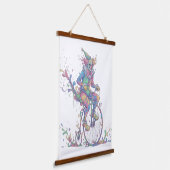 Clown Tapestry Hangend Wandkleed (Gebogen)