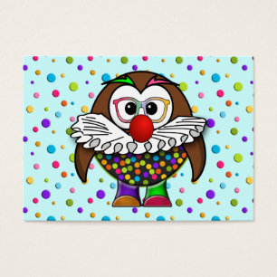 clown uil visitekaartjes