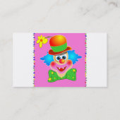 clown visitekaartje (Achterkant)