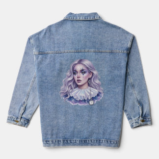 Clowness met zakhorloge denim jacket