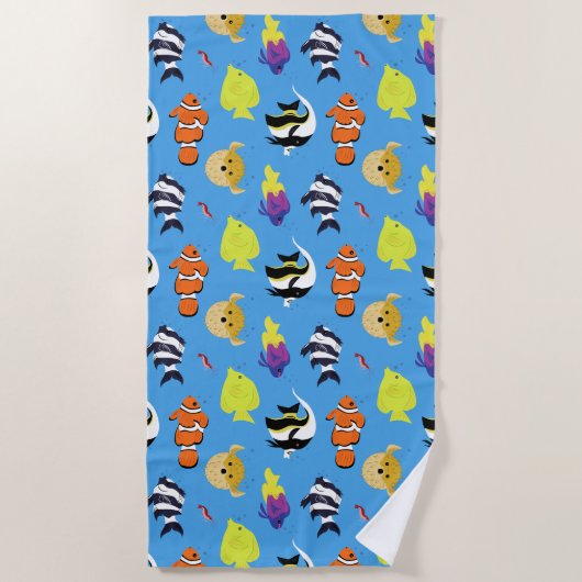 Clownfish and Friends Strandlaken (Voorkant)