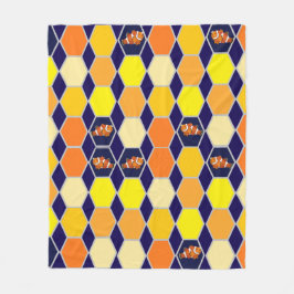 Clownfish Hand getrokken kunst Fleece Deken