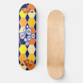 Clownfish Hand getrokken kunst Skateboard (Voorkant)