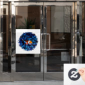 Clownfish in een anemoon raamsticker (Kantoordeur)