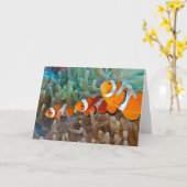 Clownfish Kaart (Gele Bloem)