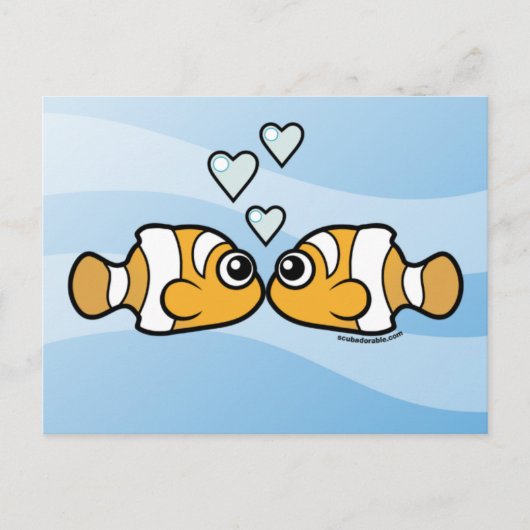 Clownfish Love Briefkaart (Voorkant)