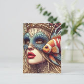 ClownFish Mode Vrouw Briefkaart (Staand voorkant)