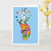 Clowning Kaart (Gele Bloem)