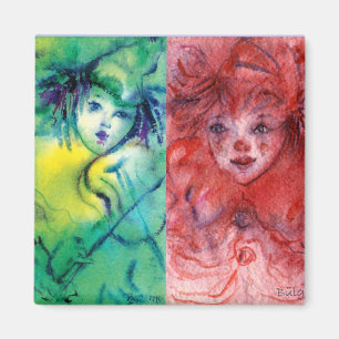 CLOWNS COLLECTIE / Venetiaans Masquebal Magneet
