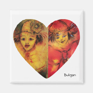 CLOWNS COLLECTIE / Venetiaans Masquebal Magneet