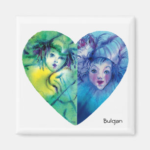 CLOWNS COLLECTIE / Venetiaans Masquebal Magneet