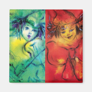 CLOWNS COLLECTIE / Venetian Masquearde Ball Magneet