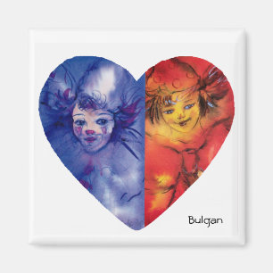 CLOWNS COLLECTIE / Venetian Masquearde Ball Magneet