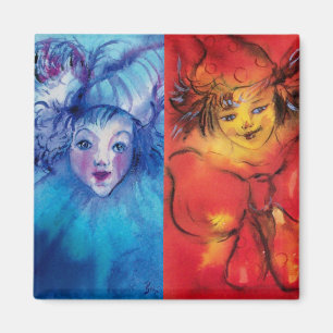 CLOWNS COLLECTIE / Venetian Masquearde Ball Magneet