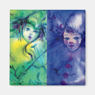 CLOWNS COLLECTIE / Venetian Masquearde Ball Magneet