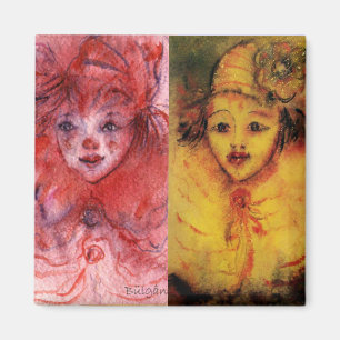 CLOWNS COLLECTIE / Venetian Masquearde Ball Magneet