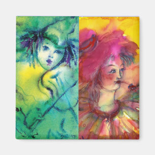 CLOWNS COLLECTIE / Venetian Masquearde Ball Magneet