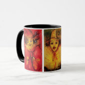 CLOWNS COLLECTIE / Venetian Masquearde Ball Mok (Voorkant links)